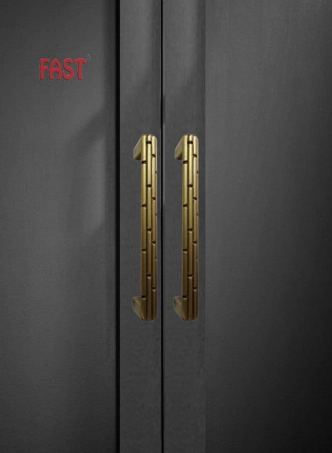 فاست مقبض سحب عتيق من الخيزران والنحاس من FAST لأبواب الخزائن، وأدراج الخزائن، وأدراج وحدات التلفزيون، وجميع الأبواب والأدراج الأخرى (96 مم، قطعتان) - Image 5